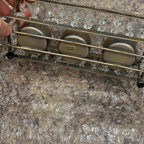 NWT Metal and Jewelled Candle/Tealight Holder - Picture 5 of 13